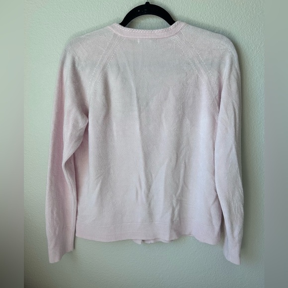 Mercer Street Small Baby pink Pearl Button Soft Cardigan Sweater Macys - Picture 3 of 5